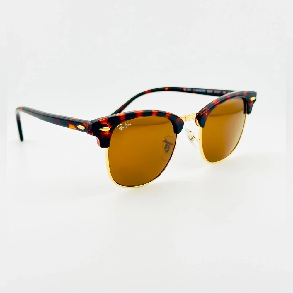 Ray-Ban ClubMaster Sunglasses RB3016 Polished Havana frame B15 Brown Lenses New!